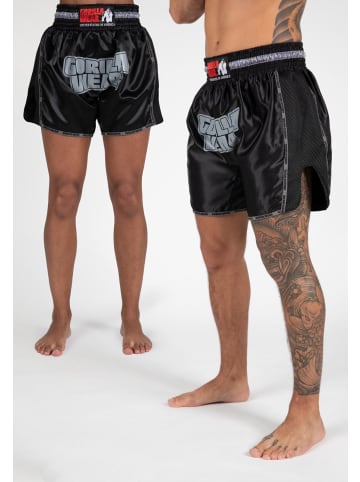 Gorilla Wear Shorts - Piru Muay Thai - Schwarz