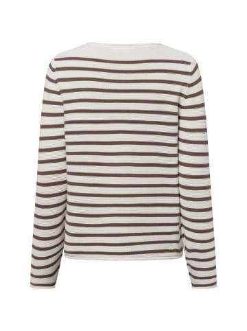 Franco Callegari Strickpullover in weiß braun - 0012