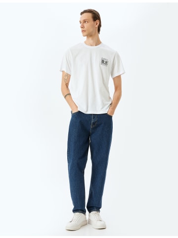 KOTON T-shirt in Weiß