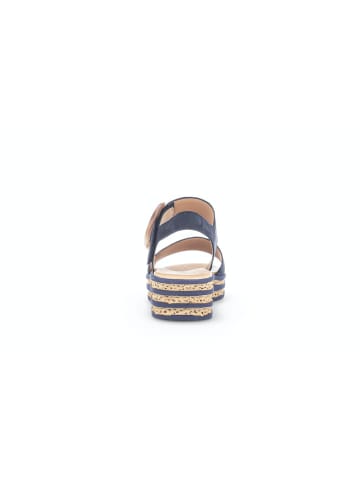 Gabor Plateau Sandalen für Damen in blau