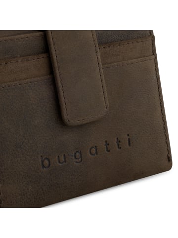 Bugatti Luca Geldbörse Leder 10 cm braun
