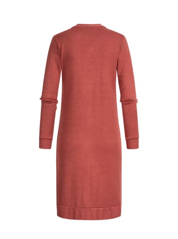 Cloud5ive Cloud5ive Longform Viskose Cardigan mit 2 seitl. Taschen in brown