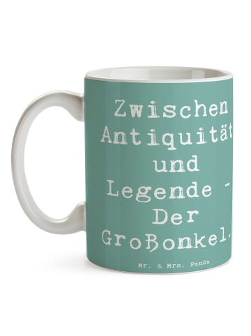 Mr. & Mrs. Panda Tasse Spruch Großonkel Legenden mit Spruch in Meeresbrise