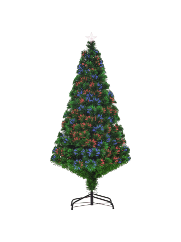 HOMCOM Weihnachtsbaum-Ø60 x H120 cm-Grün