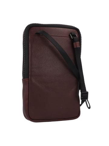 Piquadro Harper Handytasche Leder 12 cm in dark brown