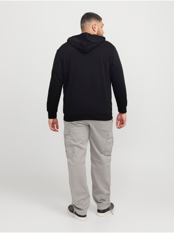 JACK & JONES PLUS Kapuzenpullover in Black
