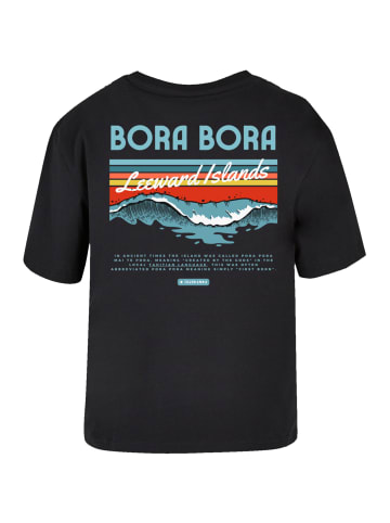 F4NT4STIC Everyday T-Shirt Bora Bora Leewards Island in schwarz