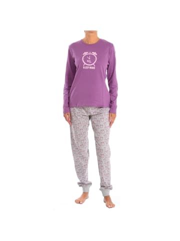 Schlafanzug in Purple