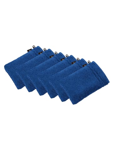Vossen 6er Pack Waschhandschuh in deep blue