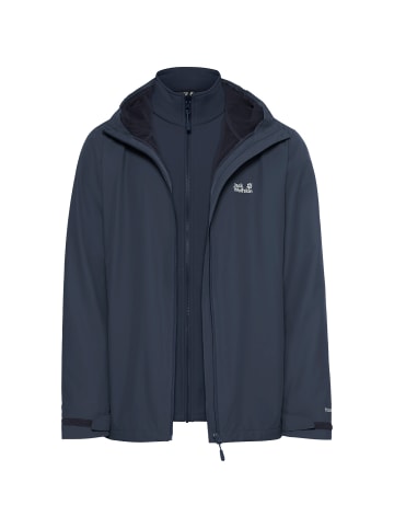 Jack Wolfskin Doppeljacke OUTROVERT 3IN1 JKT M in Marine3271