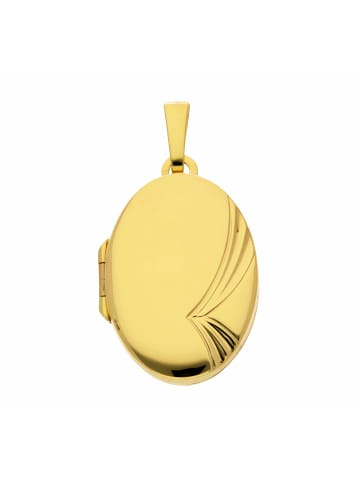 Adeliás Damen 333 Gold Medaillon Anhänger in gold