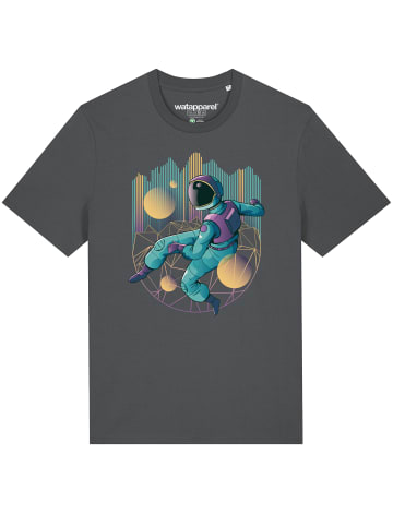 wat? Apparel T-Shirt Techno Astronaut in Grau