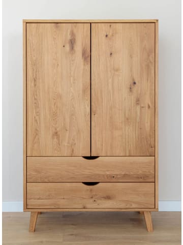 Feldmann-Wohnen Kleiderschrank Simona Eiche Natur 90 / 40 / 145cm