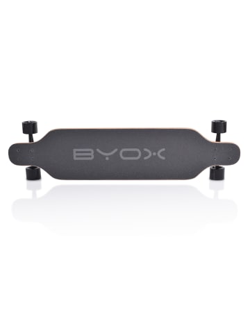 Byox Kinder Skateboard Longboard 41" in schwarz