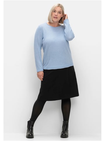 sheego Pullover in blau