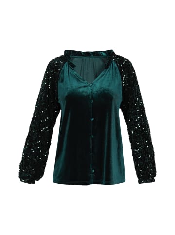 faina Blouse in Emerald