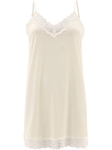 Erwin Müller Satin Nachthemd in creme