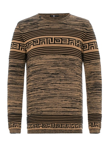 Cipo & Baxx Strickpullover in CAMEL