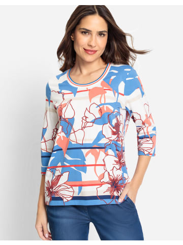 Olsen Langarmshirt in Lapis Blue