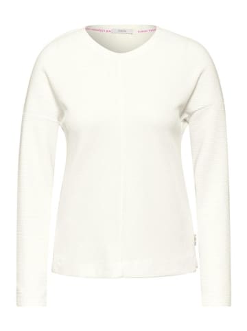 Cecil Langarmshirt in vanilla white