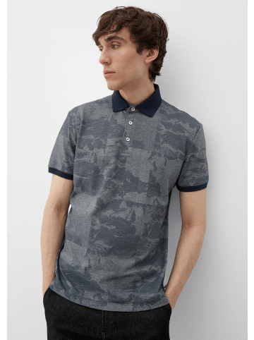 s.Oliver Polo-Shirt kurzarm in Blau