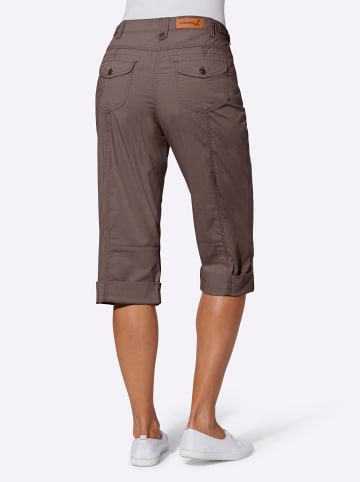 WITT WEIDEN Capri-Hose in dunkeltaupe