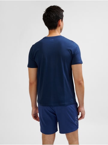 Hummel T-Shirt Hmlelemental Herren in DRESS BLUES