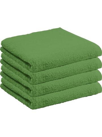 REDBEST Frottier Duschtuch 4er-Pack Oceanside in grün