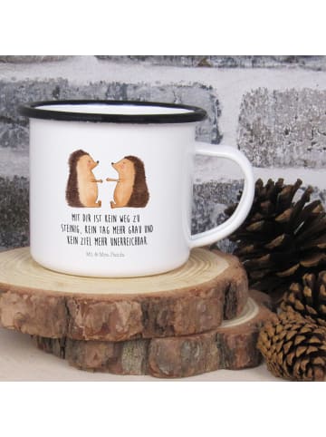 Mr. & Mrs. Panda Kaffeebecher Igel Liebe mit Spruch in Weiß