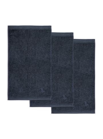 Möve Gästetuch Superwuschel 3er-Pack in dark grey