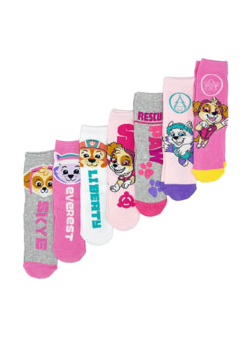ONOMATO! 7er-Set: Socken SneakerPaw Patrol Skye Cat Pack Power in Mehrfarbig