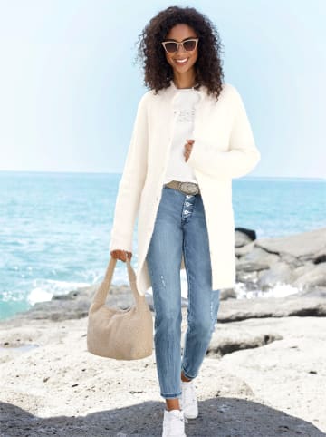 Heine Strickjacke in ecru-meliert