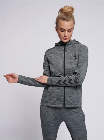 Hummel Reißverschluss Hmlselby Multisport Damen in DARK GREY MELANGE