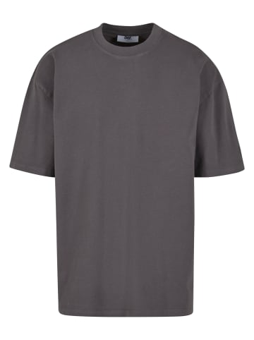 DEF DEF Lange T-Shirts in anthracite washed