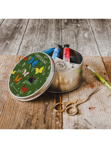 Mr. & Mrs. Panda Teedose Schmetterlinge mit Spruch in Bunt