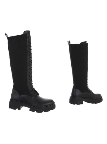 Ital-Design Stiefel in Schwarz