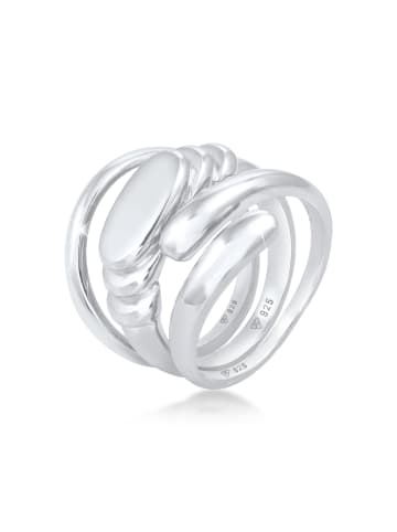 Elli Ring 925 Sterling Silber Siegelring, Ring Set in Silber