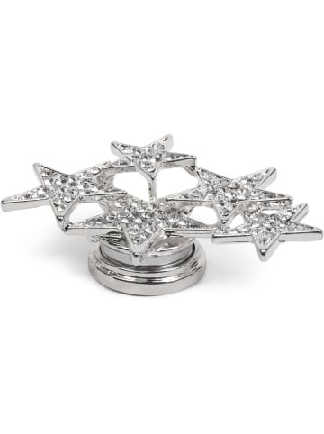 styleBREAKER Magnet Brosche in Silber