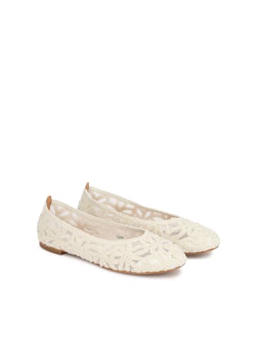 Kazar Ballerinas in Off-white