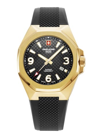 Swiss Alpine Military by Grovana Analoguhr für Herren in Schwarz