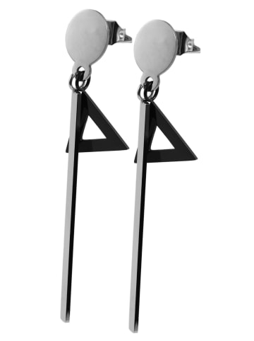 Adeliás Damen Ohrringe aus Edelstahl in silber