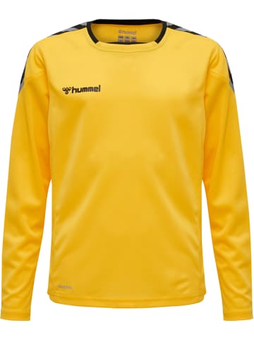 Hummel Hummel T-Shirt Hmlauthentic Multisport Kinder Atmungsaktiv Schnelltrocknend in SPORTS YELLOW/BLACK