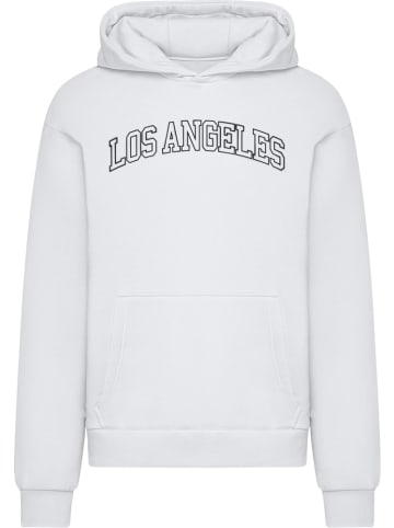 Mister Tee Hoodie "Los Angeles Fluffy Hoody" in Weiß