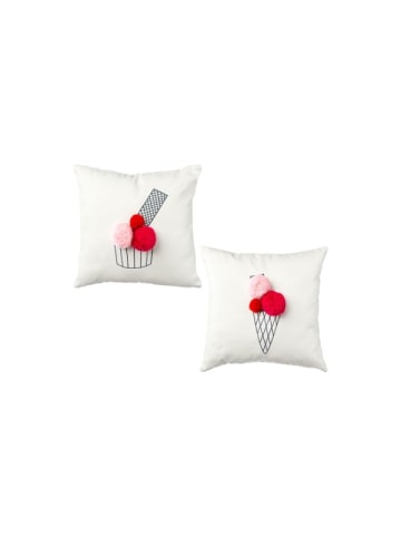 Creativ home 2er Set: Dekokissen ICECREAM