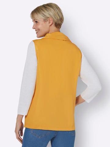 Sieh an! Weste in ocker