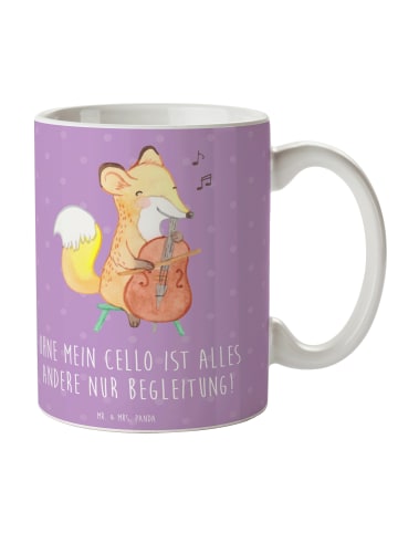 Mr. & Mrs. Panda Kaffeebecher Zeichenllo Magie mit Spruch in Lavendeltraum