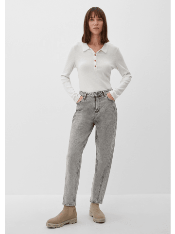 S. Oliver Jeans-Hose 7/8 in Grau