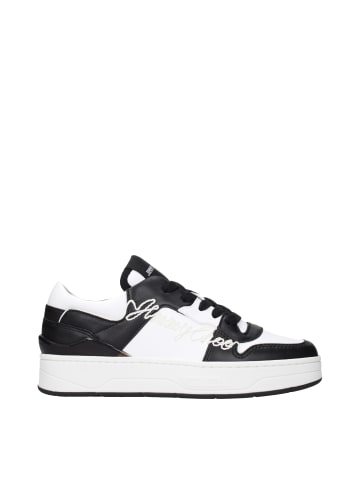 Jimmy Choo Schwarz Leder Low Top Sneaker