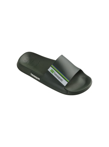 Havaianas Slide Clas Enfiler Sandalen Grün