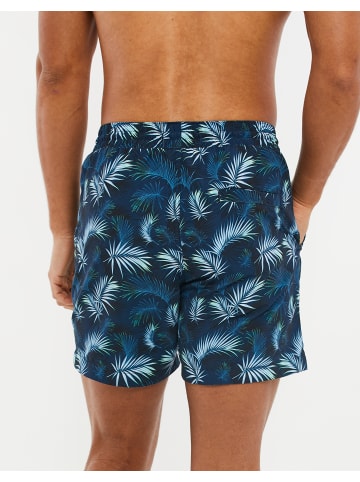 Threadbare Badehose Ananas in Navy